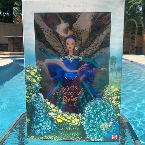 New, Peacock Barbie. Birds of Beauty Collection - Picture 1 of 11